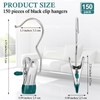 Yinder 150 Pcs Boot Hangers Clips Laundry Hooks Hanging Stainless