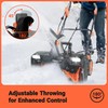 VOLTASK 23-Inch Corded Snow Blower, 15 Amp Electric Snow Blower