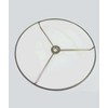 TEXAS LAMP PARTS 5" TOP NICKEL-PLATED SPIDER TO MAKE LAMP