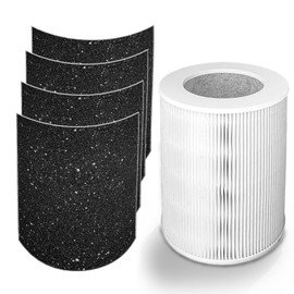 Prestivair HP670 Replacement Filters Kit Compatible with Hunter HP670, H-HF670-VP Tower Air Purifier Filter Remove, 1 H13 HEPA Filter + 4 Pre-Filters