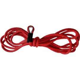 Mad Dog Double Braid Anchor Line -  3/8" X 50' - RED / USA Made / Non-Fading - UV Coated