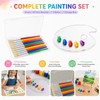 12 Pcs Kids Paint Brushes Set, Childrens Paintbrushes for Art,