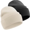 choshion 100% Cotton Beanie Hats for Women Men Winter Soft