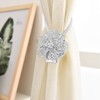 Retractable Magnetic Flower Curtain Clip Buckle Belt,Holder Tie Accessories Home