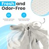 Large Mesh Laundry Bag - Carry Handles, Secure Drawstring Closure,