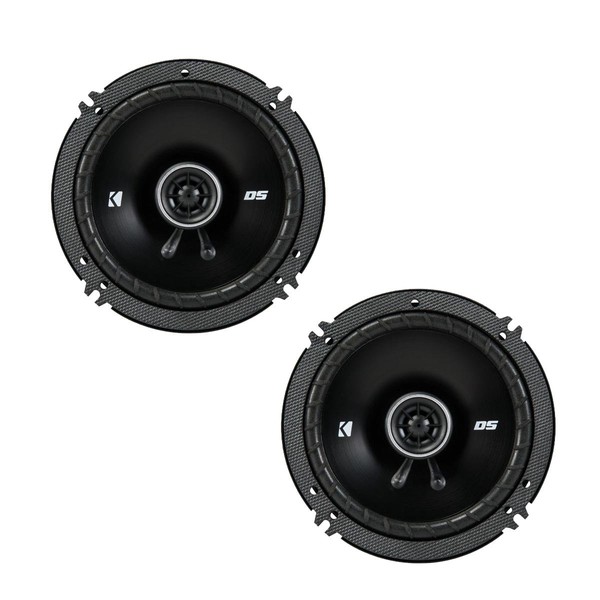 KICKER Kicker DSC650 6.5-Inch (160-165mm) Coaxial Speakers, 4-Ohm (Pair)