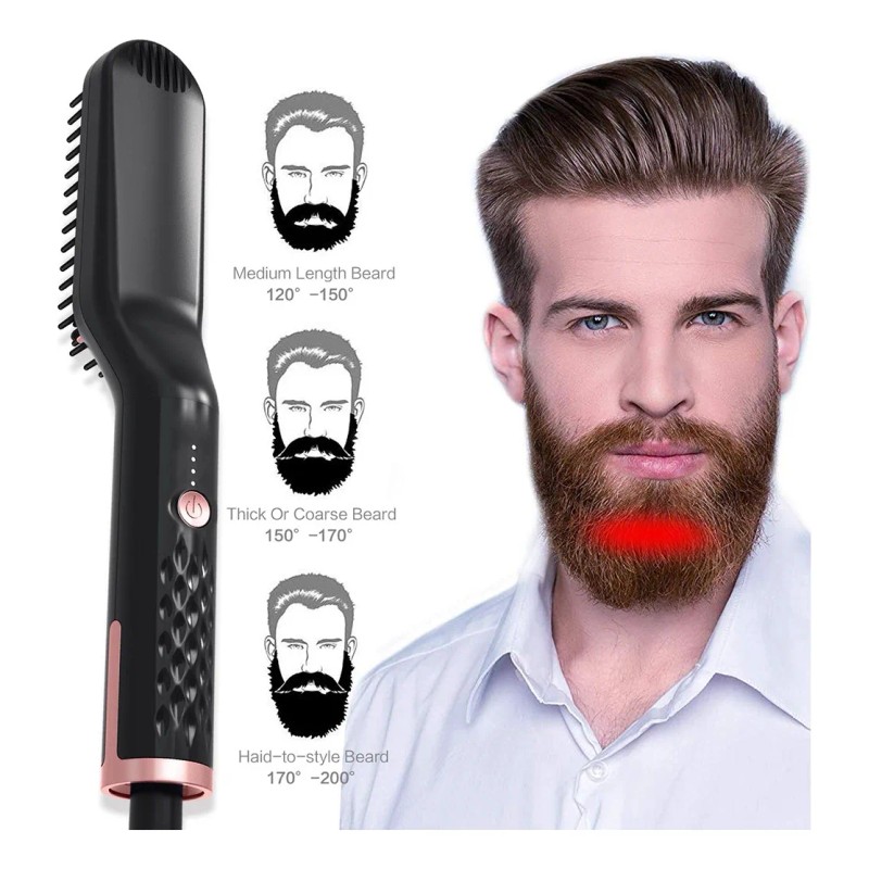 Set De Alisador De Barba Y Pelo Para Hombre 3