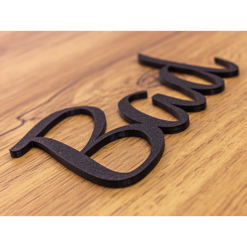 Bathroom Door Sign, Toilet, Guest Toilet Sign, Black, German Text