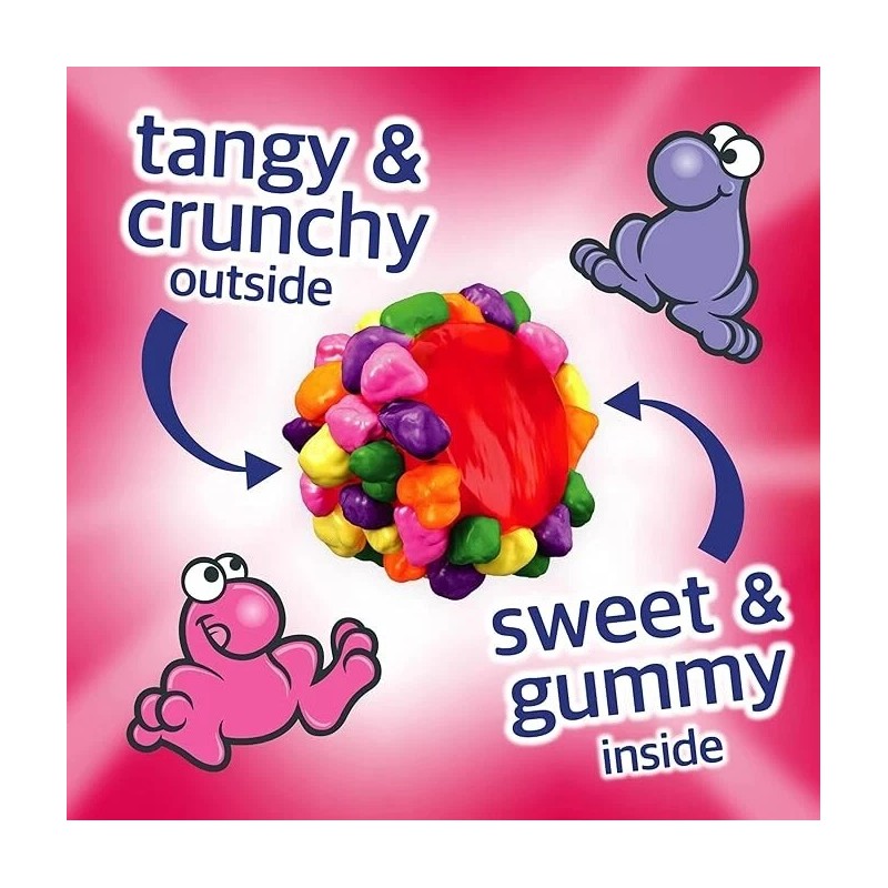 Rainbow Gummy Clusters, Candy, Rainbow, Crunchy and Gummy, Back to