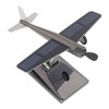 Solar Airplane Rotating Propellers Zinc Alloy Plastic Easy Assembly Solar