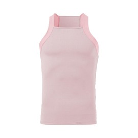 Kswzd Plus Size Men Sports Tank Tops Musical Festival Hot Pink Sleeveless T Shirts 3XL