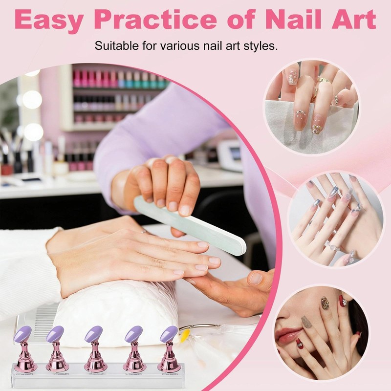 22 Pcs Nail Stand Set, 2Pcak Nail Holders for Painting