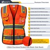 JKSafety 9 Pockets Women Hi-Vis Reflective Safety Vest | Mesh