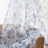 Laura Ashley Summer Palace Window Curtains with Rod Pocket, 84-inch