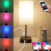 cozoo RGB Remote Bedside Lamp 16 Color Dimming for Nightstand