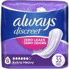 Always Discreet (2 pack) Always Discreet Incontinence Pads, Extra Heavy