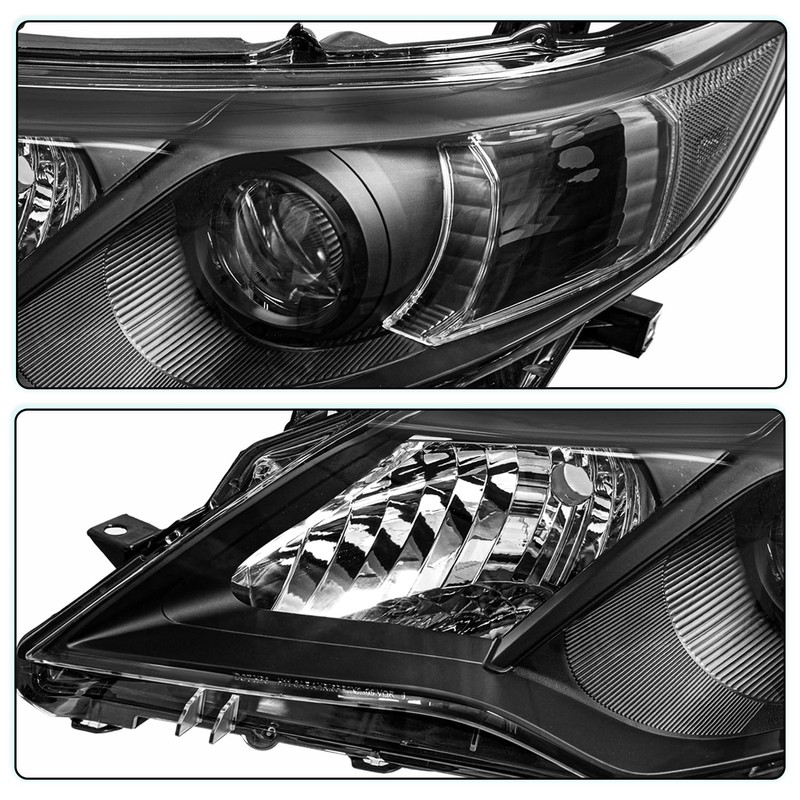 TUSDAR Compatible with 2012-2014 Toyota Camry Headlight L/Le/Xle/Hybrid/SE Assembly Driver
