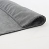 Kawashima Woven Selcom Cushion Cover Okka, Dark Gray, 17.7 x