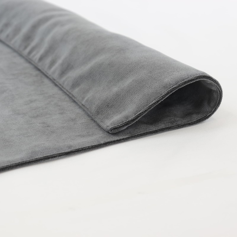 Kawashima Woven Selcom Cushion Cover Okka, Dark Gray, 17.7 x