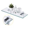 KES Bathroom Tempered Glass Shelf 14" 8MM-Thick Wall Mount Rectangular,
