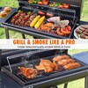 Realcook BBQ Barrel Charcoal Grill: Spacious Premium Outdoor Barbecue Grills