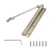 Geesatis 1Pcs Safety Spring Door Closer, Stainless Steel Adjustable Automatic