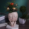 PovKeever Resin Planters Indoor Outdoor Succulent Planter Small Flower Pot
