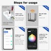 GLEDOPTO WiFi Controller LED Strip WW/CW DC12-24-54V Light Strip Controller