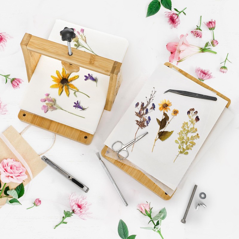 Pumtus Large Flower Press Kit, 6 Layers 11" x 7"