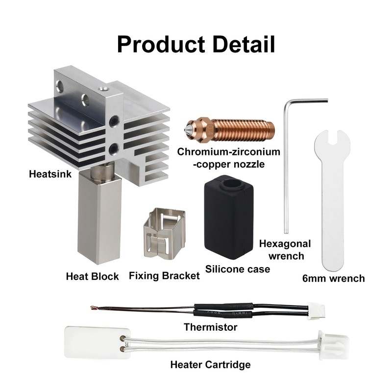 xirbbo 0.4MM High end Ceramic Hotend for Centauri Carbon Print