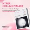 Mediheal Mascarilla De Colágeno Profundo(10 Unidades) Mascarilla De Gel De