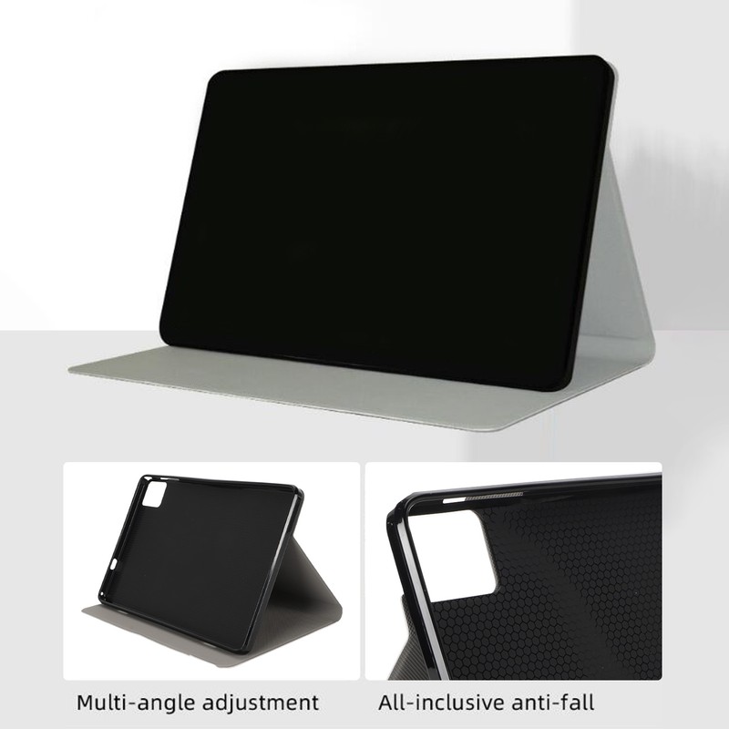 PU Leather Slim Folding Stand Case Cover Multi Angle Adjustment