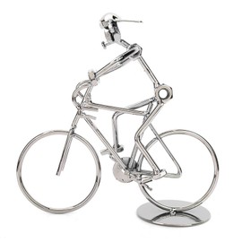 Pssopp Decorative Bicycle Model Bicycle Metal Art Bicycle Model Collector's Travel Sculpture Decoration for Cyclists, Art Decoration Ornaments for Home Office