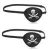 Oarkive 2pcs Pirate Eye Patch Pirate Patch Pirate Eye Patches