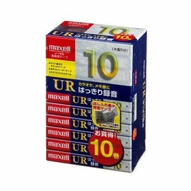 Maxell Audio Tape, Normal/Type 1, 10 Minutes Recording Time, 10 Pack of Ur – 10l, 10P (N)