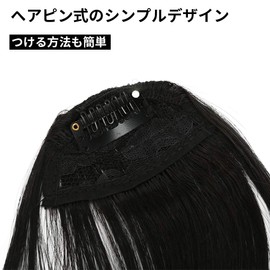 Bestechno Bangs Wig, Natural Bangs Extensions, Bangs Wig, Ultra Thin Bangs Wig, with 10 Pieces of American Pins (Light Brown)