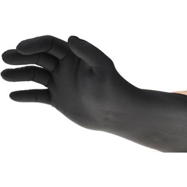 PRO-SAFE 5 mil Black Nitrile Industrial Gloves, Powder-Free, Box of 100 (X-Large)