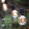 SUNTHIN Outdoor String Lights, 48FT Patio Lights with 25 G40