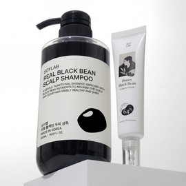 Soy Lab Scalp Shampoo × Ampoule Black Bean Intensive Care Set - 1 shampoo + 2 ampoules / 소이랩 두피샴푸 × 앰플 검은콩 집중케어 세트 - 샴푸1개 + 앰플2개