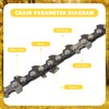 4 Pcs Mini Chainsaw Chain 6 Inch Replacement Chains for
