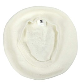 Jirrouz Cotton Baby Hat, For Kids/Adults, 20 Colors, 3 Sizes, For Summer, Colorful, Simple, Knit, Unisex - whites