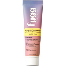 fygg Nano Hydroxyapatite Mini Travel Toothpaste for Kids - Vanilla Vibes Flavor (.7 O