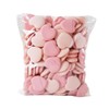 Pink Heart Mini Cushion Puff 20 pieces
