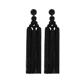 Adoshine Bohemian Tassel Earrings for Women Dangling Chandelier Boho Statement Layer Earrings Long Woven Large Thread Fringe Drop Earrings