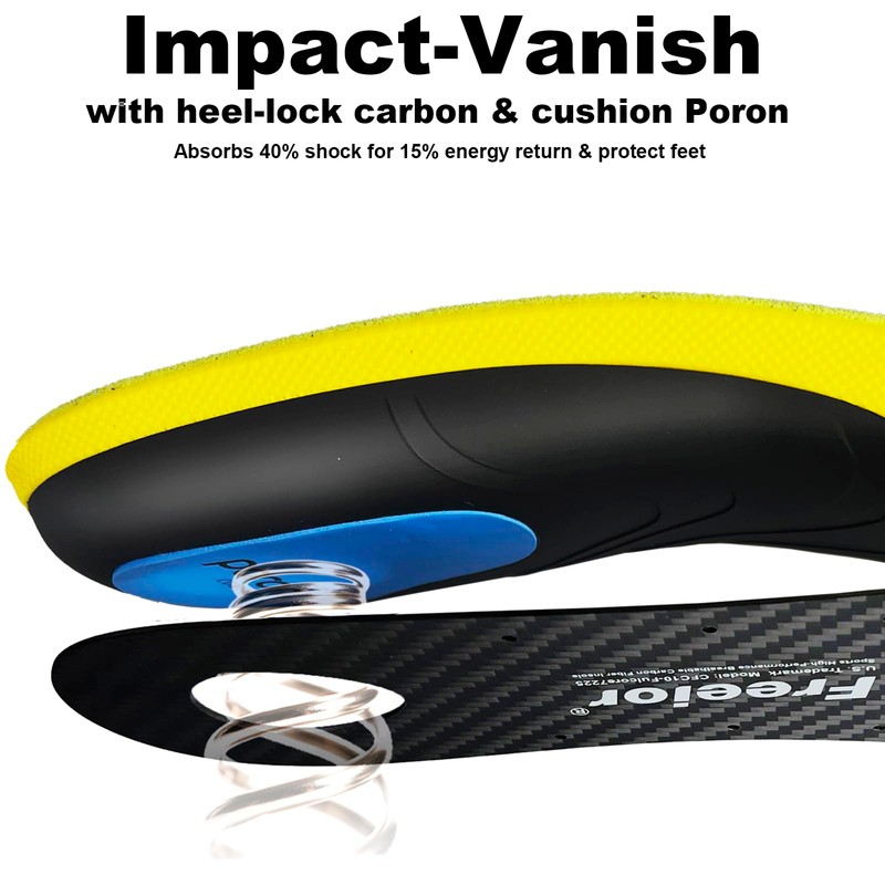 Carbon Fiber Insole Boost Basketball Volleyball Running Performance
