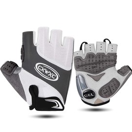 CXWXC - Guantes de ciclismo para hombres y mujeres, guantes de gel transpirables para bicicleta de montaña, guantes antideslizantes de medio dedo para fitness, ciclismo, entrenamiento al aire última