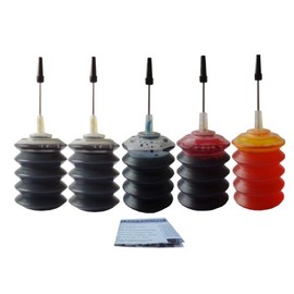 ND Brand Dinsink 5X30ML(1PK+1BK+1C+1M+1Y) Refill Ink kit for HP 920 920XL Cartridge:OfficeJet 6000 6500 6500a, 6500a Plus, 7000, 7500a.The Item with ND Logo!