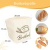 MEJOSER Bread Basket Fabric Modern Housewarming Gifts Home Bread Basket