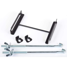 JEGS Universal Battery Hold Down | Includes 1 Steel Adjustable Top Brace, Two Steel J-Bolts, And Hardware | Made In USA