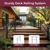 CR Fence & Rail Horizontal Metal Deck Railing, 4ft Wide